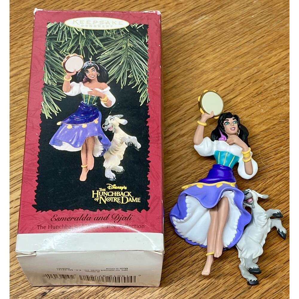 Disney Hallmark Keepsake Ornament Esmeralda & Djali The Hunchback of Notre Dame